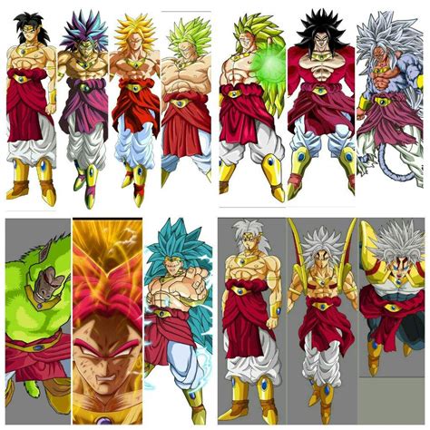 Todas las transformaciones de Broly! | DRAGON BALL ESPAÑOL Amino