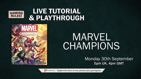 Marvel Champions - Live tutorial and playthrough - Boardgame Stories