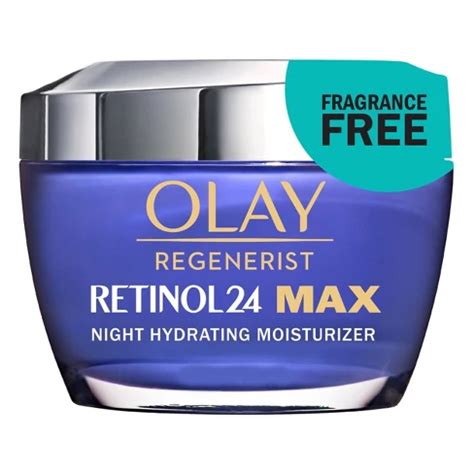 Olay Retinol 24 Max Night Face Moisturizer For Dull Skin Fragrance-free ...