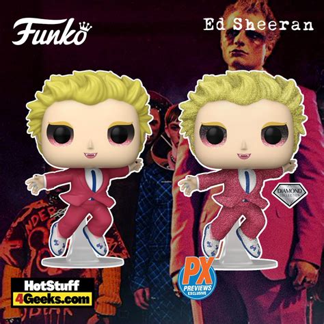 2023 NEW Rocks: Ed Sheeran (Bad Habits) Funko Pops! Diamond Glitter and Common