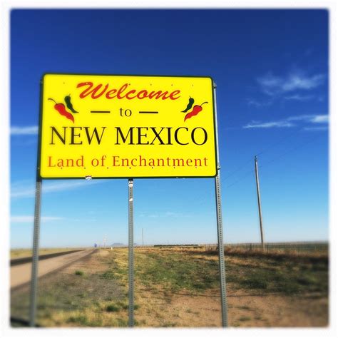 Welcome New Mexico Road Sign IMG_8537 | David Kozlowski | Flickr