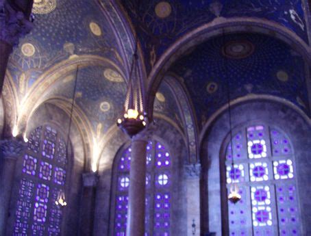 Score one for musty purple church interiors. - Take 'Em To The Chuhhhch ...