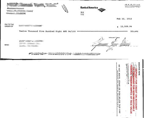 Bank Of America Printable Checks