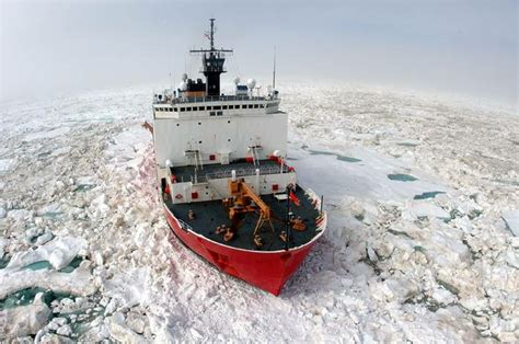 Photo of the USCGC Healy in Arctic Ocean ice. | Download Scientific Diagram