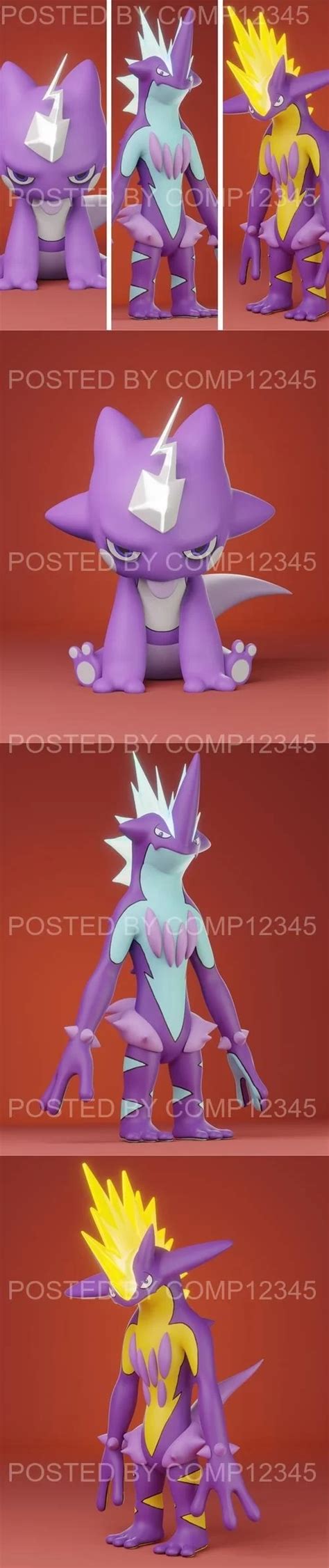 Download Pokemon Toxel Evolution Pack 3D Print - DesireFX.COM