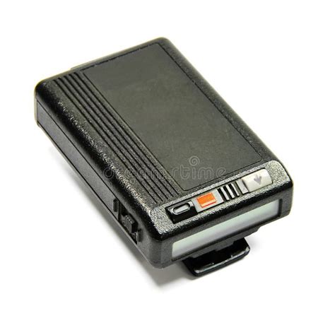 Pager. Picture of an old pager with isolated white background , #AFF, # ...