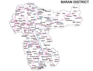 Baran District Map - View Baran District Road Map of Baran District