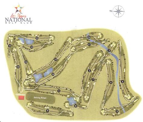 Las Vegas National Golf Club - Layout Map | Course Database