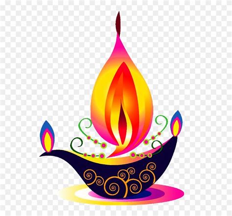 Download hd Candle Vector Deepavali - Happy Diwali Images In Hindi Clipart and use the free ...