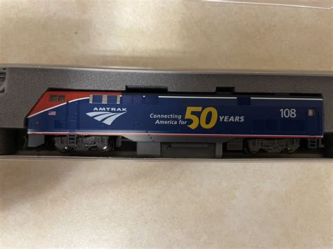 Mavin | KATO N Scale Amtrak 108 P42 50th Anniversary DCC Ready