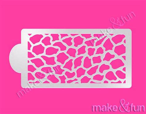 Animal Print Cake Stencil, Face Painting Stencil||Animal Print Schablo