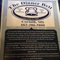 Menu - The Dinner Bell - Corinth, MS