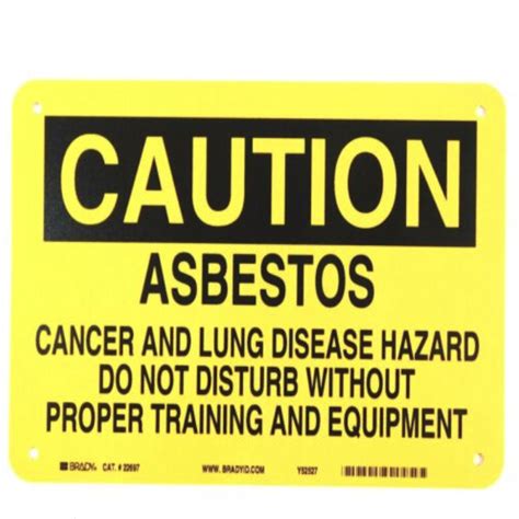 Brady 22697 7″ x 10″ Plastic Caution Sign - Dan's Discount Tools