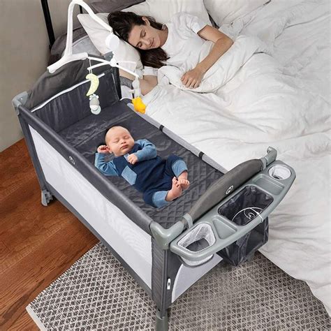 Isabelle & Max™ 5 In 1 Baby Bassinet Bedside Sleeper, Portable Baby Bed ...