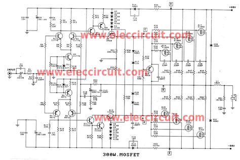 Free Wiring Diagram: 1000 Watts Amplifier Circuit Diagram