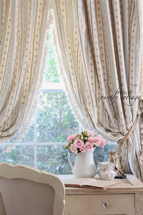 French Ticking Stripe Drapes - FRENCH COUNTRY COTTAGE