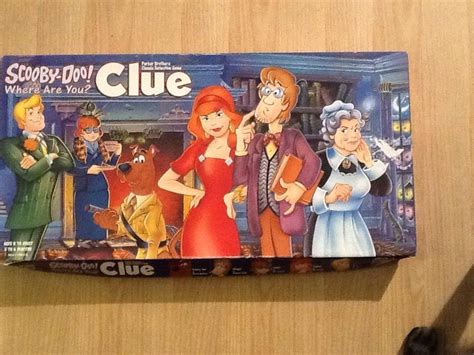 Scooby Doo Where Are You CLUE Board Game Parker Brothers 1999 NEAR ...