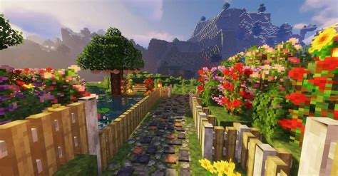 Download Beautiful Minecraft Flower Garden Wallpaper | Wallpapers.com