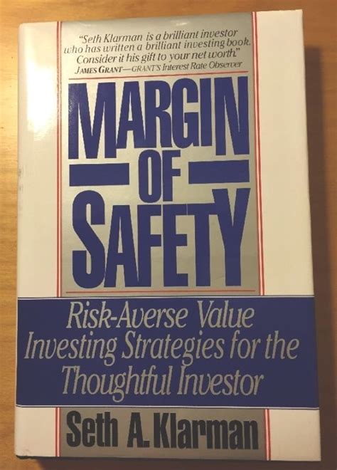 Margin of Safety by Seth A. Klarman Risk-Averse Value Investing 1st ...