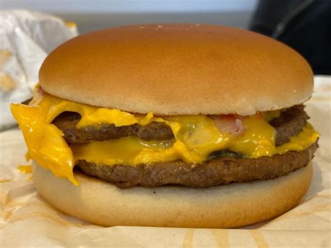 How much is a triple cheeseburger meal at McDonald's?