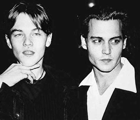 A young Leonardo DiCaprio and Johnny Depp | Young leonardo dicaprio ...