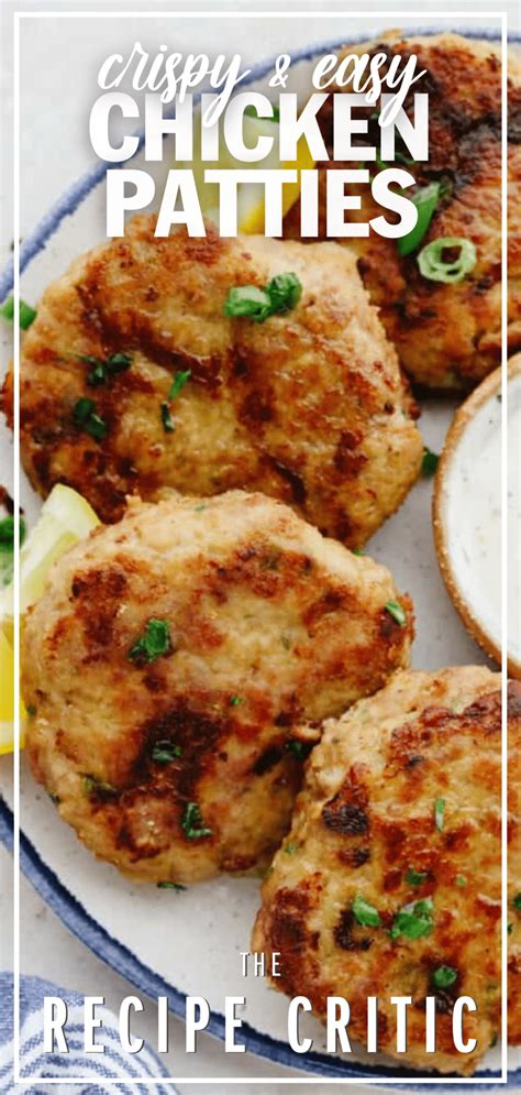 Crispy and Easy Chicken Patties - Recipe Concepts