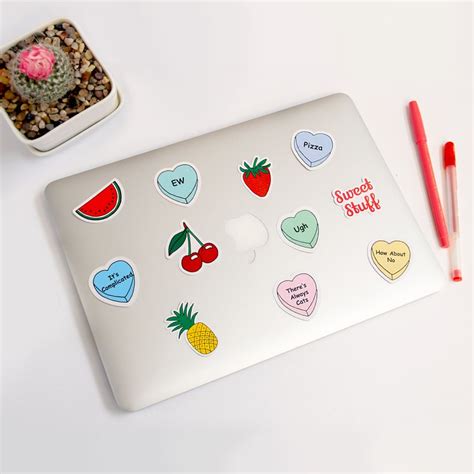 Fruit Stickers Set of 5 Food Sticker Laptop Sticker Phone - Etsy