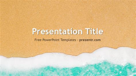 Free Beach PowerPoint Template - Prezentr PPT Templates