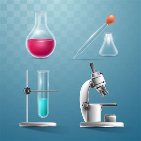 Free Vector | Science lab objects