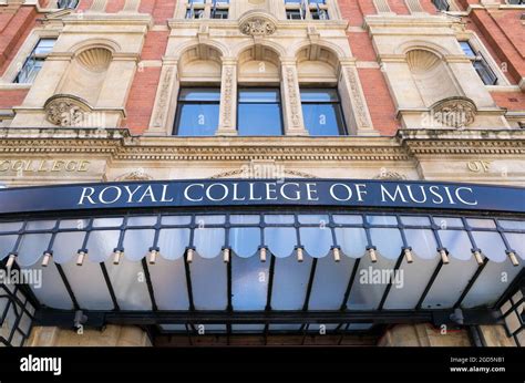 The Royal College of Music, a school for talented musicians. London - 11th August 2021 Stock ...