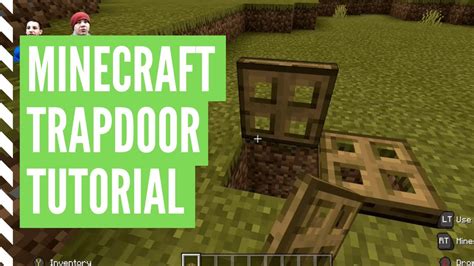 How To Make A TRAPDOOR In Minecraft (And Use It) - YouTube