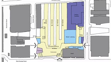 Glasgow Queen Street Station Map