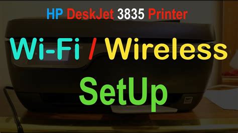 HP DeskJet Ink Advantage 3835 Wi-Fi SetUp, Connect To Home or Office Wi-Fi Network & Review ...