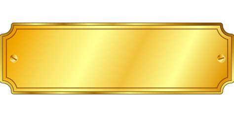 Plaque clipart - Clipground