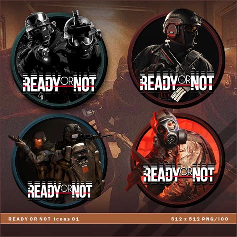 Ready or Not icons by BrokenNoah on DeviantArt