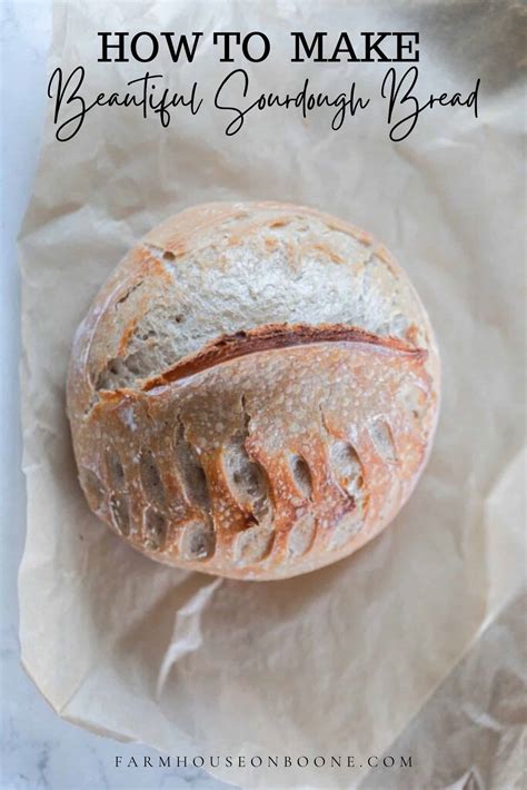 Sourdough Scoring - How To Make Beautiful Sourdough Bread - Farmhouse on Boone