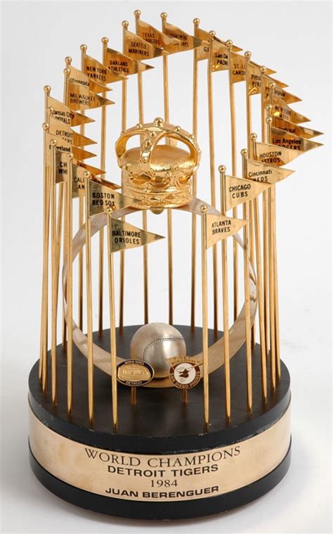 1984 Detroit Tigers World Series Trophy