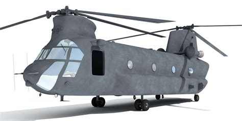 Chinook Helicopter 3D Model