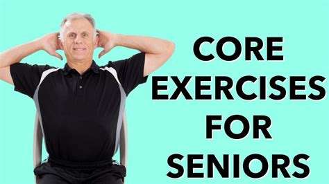 Simple Seated Core Strengthening Workout for Seniors- At Home - YouTube | Core strengthening ...