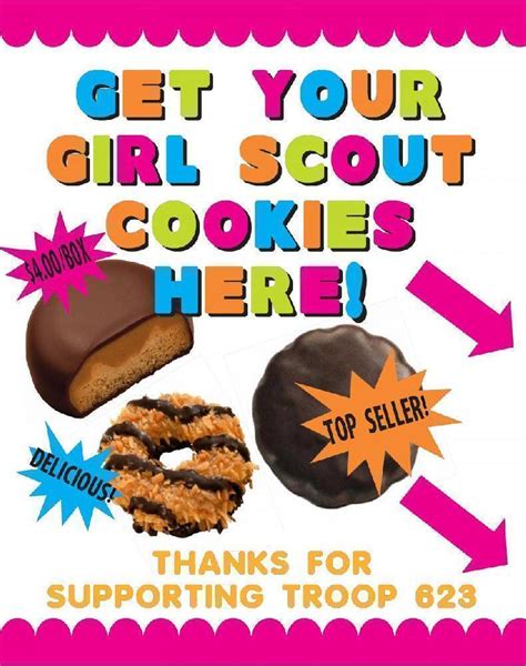 Girl Scout Cookie Posters - Mickey Mouse Invitations Templates