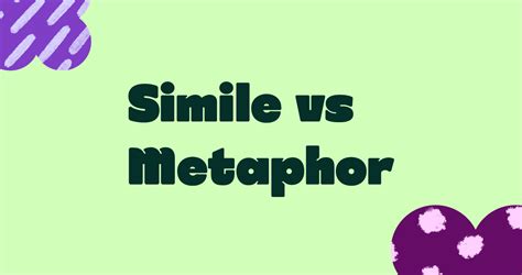 Simile vs Metaphor - Kami