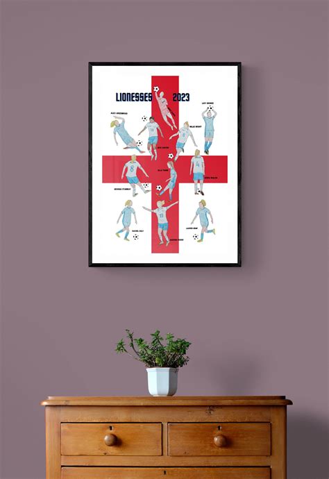 England Lionesses Womens World Cup Squad A4 Digital Download - Etsy