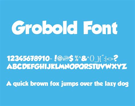 Grobold Font - Dafont Free