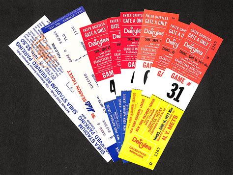 Lot Detail - Assortment of Approximately 85 UNUSED Tickets from Multi ...