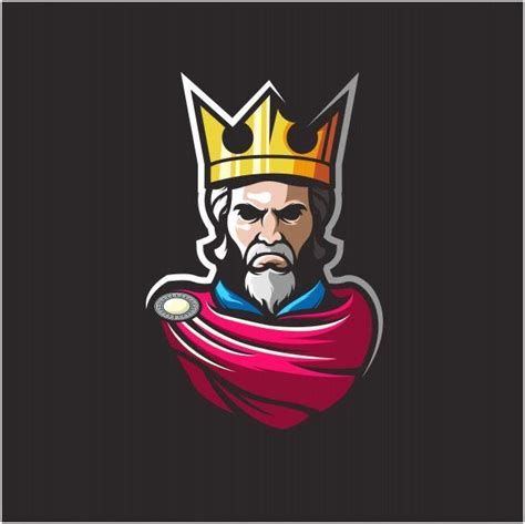 # King Gaming Logo | Logo design art, Logo illustration, King logo