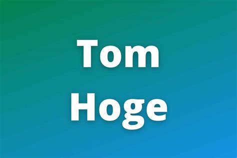 Tom Hoge: Net Worth, Wife, Golf Earnings and Life Lessons (2023) - Work ...