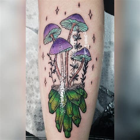 Reddit - tattoos - Magical Mushrooms by Ellie Chase at Black Heart Tattoo, GA | Hippie tattoo ...