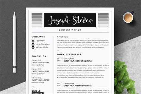 Professional Resume Template 2023 - Design Cuts