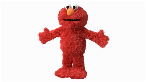 Full Body Elmo Hand Puppet Fur model - TurboSquid 2004683