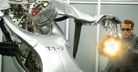 TERMINATOR 3: Rise of the Machines - Building and Testing the T-1 Animatronic Weaponized Tanks ...